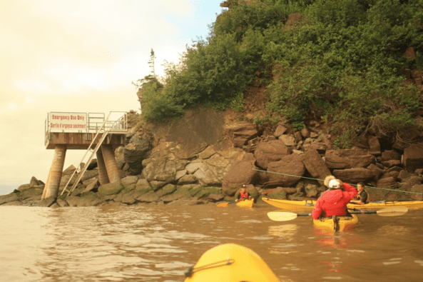 Sea Kayaking on the Bay of Fundy, 9th August 2011, © J. Lynn Stapleton