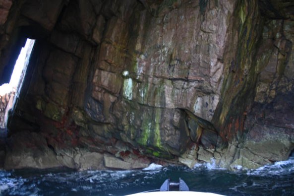 A little cavern in the rocks, Summer Islands, © J. Lynn Stapleton, 30th July 2013