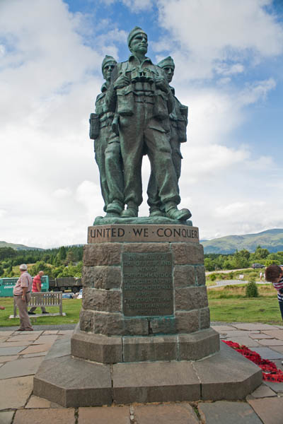 Commando Monument, Lochaber Scotland, UK © J. Lynn Stapleton, 26th July 2013