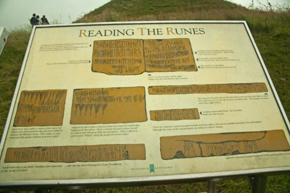 Norse Runes, Maeshowe Burial Chamber, West Mainland, Orkney. © J. Lynn Stapleton, 28th July 2013