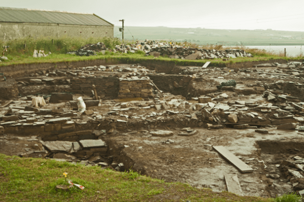 Ness of Brodgar, Orkney mainland. © J. Lynn Stapleton, 28th July 2013