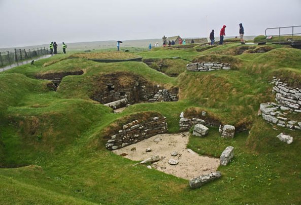 Skara Brae, Orkney mainland. © J. Lynn Stapleton, 28th July 2013