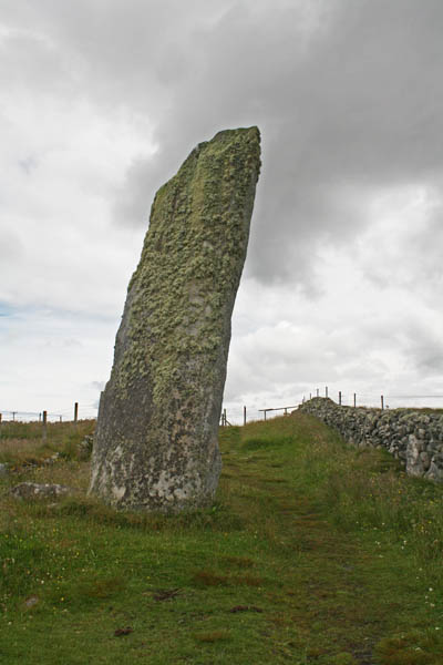 Standing stone, Isle of Lewis. © J. Lynn Stapleton, 31st July 2013