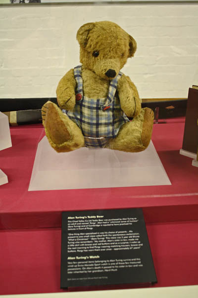 Alan Turing Teddy Bear, Bletchley Park Museum, Milton-Keynes, UK. © J. Lynn Stapleton, 6th August 2013