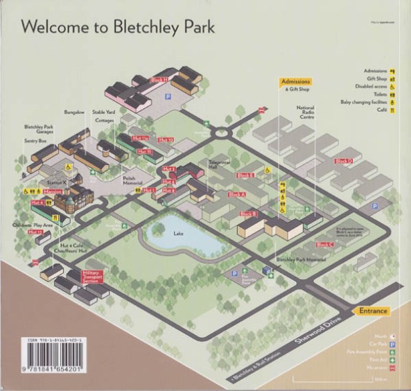Bletchley Park Museum Map, © Bletchley Park Museum
