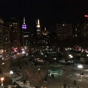 Union Square, New York, NY. taken at night with iPhone 5s. Edited with Snapseed app. © J. Lynn Stapleton